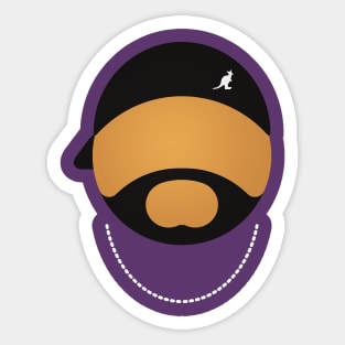 J Dilla (face only) Sticker